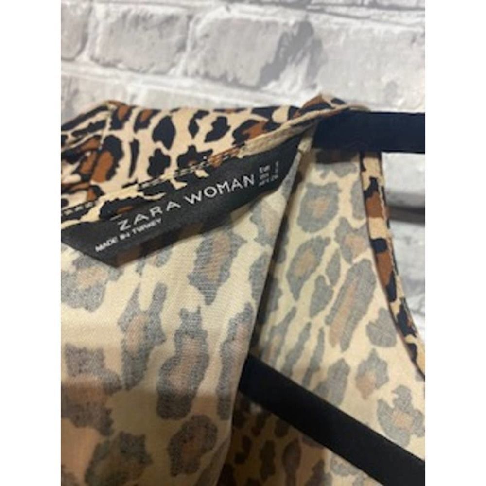 ZARA LEOPARD PRINT BABY DOLL DRESS - Picture 3 of 4